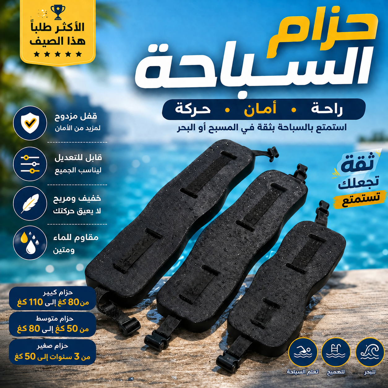 حزام السباحة